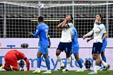 England slip to dispiriting Italy defeat to suffer Nations League relegation