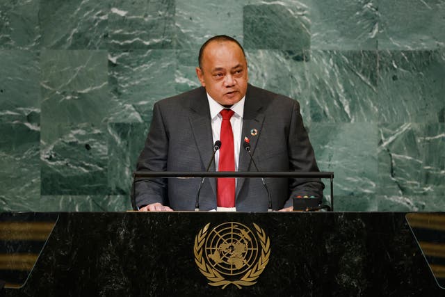 UN General Assembly Tonga