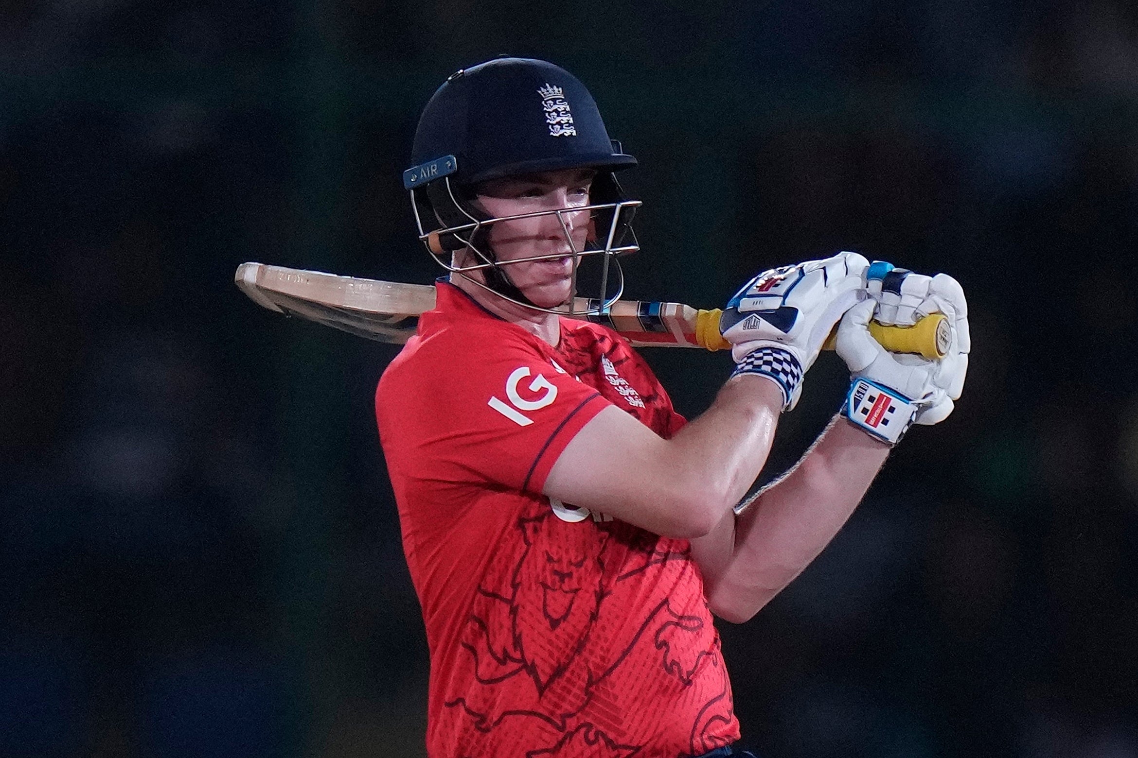 England’s Harry Brook has impressed in Pakistan (Anjum Naveed/AP).