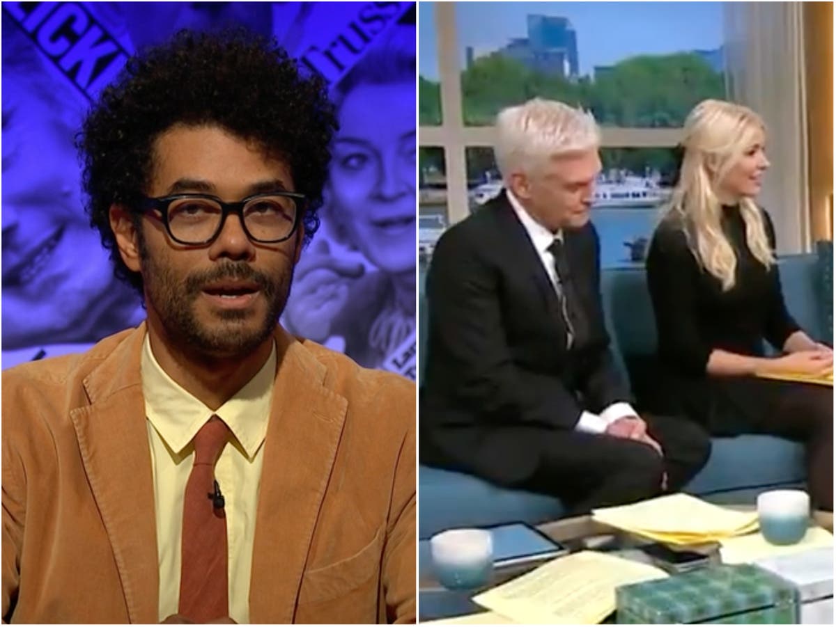 Queuegate: Richard Ayoade jokes about Holly Willoughby and Phillip Schofield’s ‘national scandal’