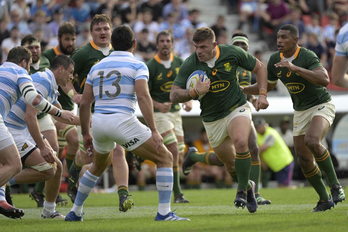Is South Africa vs Argentina on TV? Kick-off time and channel for Rugby Championship fixture