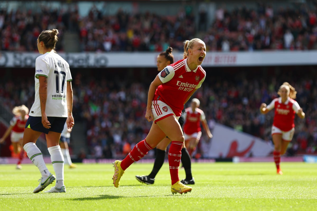 Arsenal vs Tottenham Hotspur LIVE: Women’s Super League latest score, goals and updates from fixture