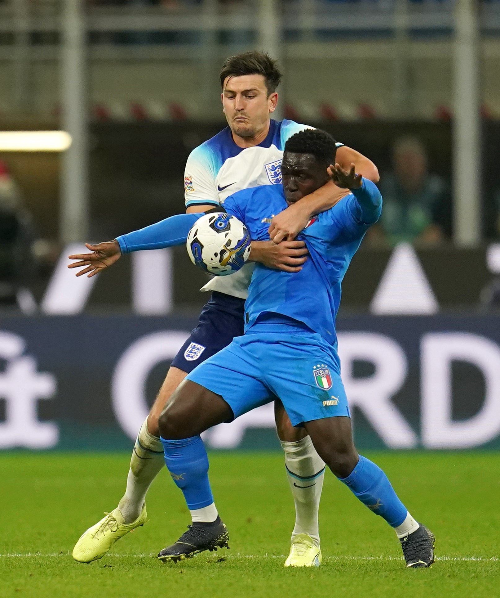 Harry Maguire started against Italy despite losing his place at Manchester United (Nick Potts/PA).
