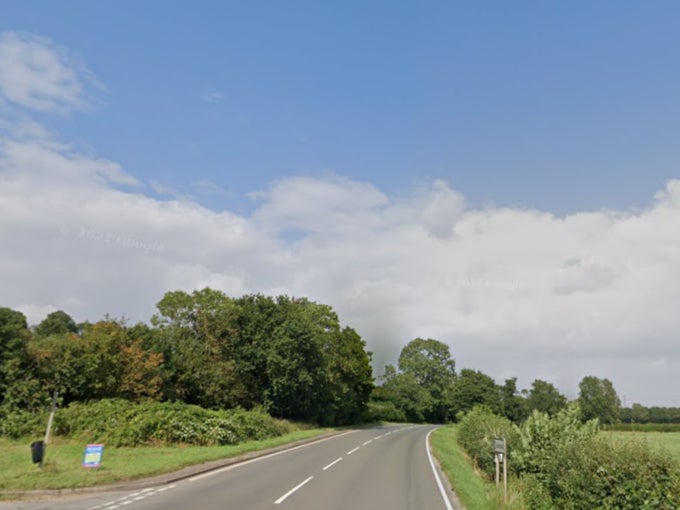 The car crash happened on A612 Southwell Road in Nottinghamshire