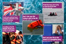 Home Office spends £90k on 3 months of social media adverts to ‘deter’ Channel migrants - but numbers rocket