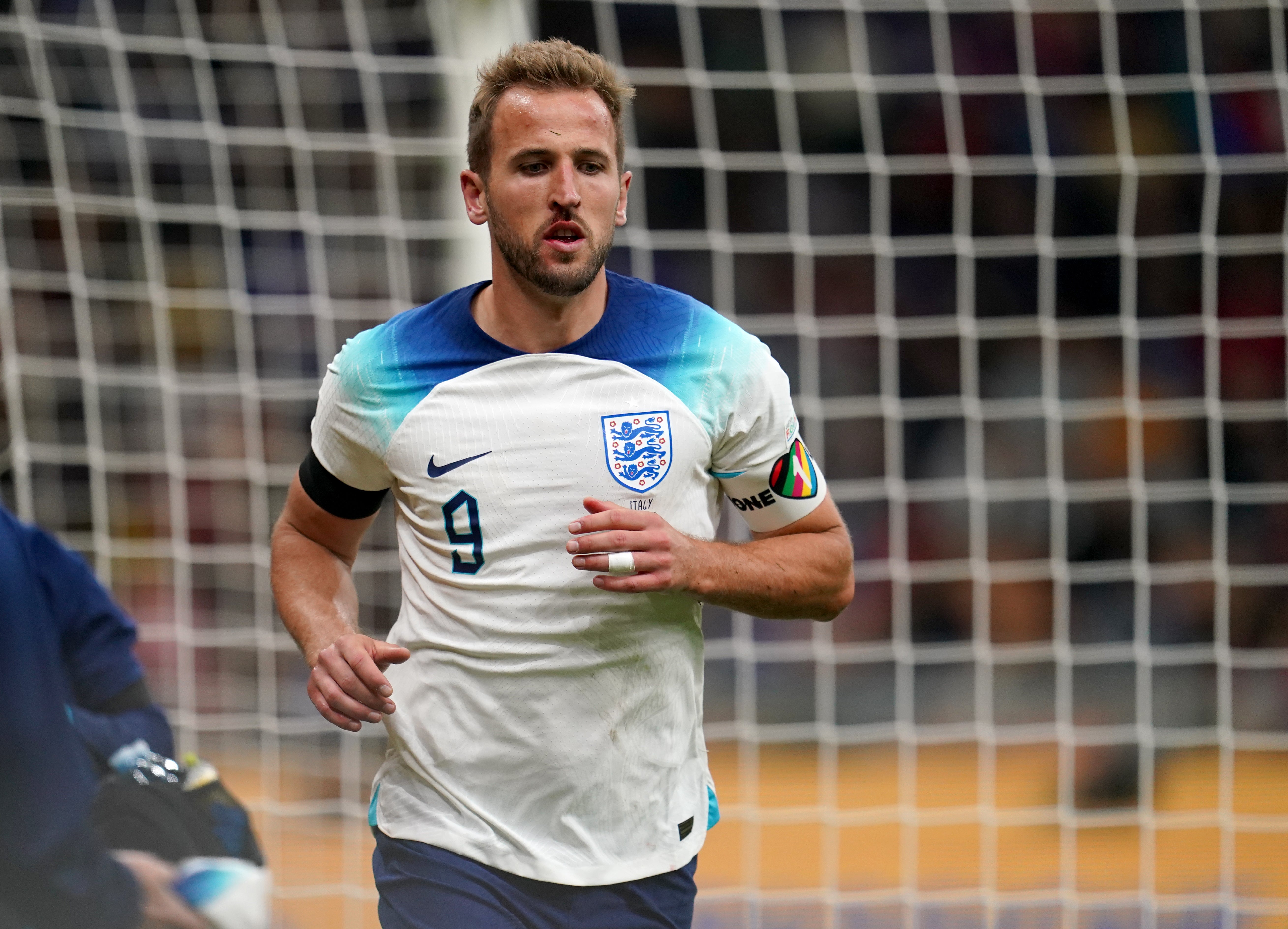 Harry Kane has told the nation not to panic despite England’s poor run of form (Nick Potts/PA)
