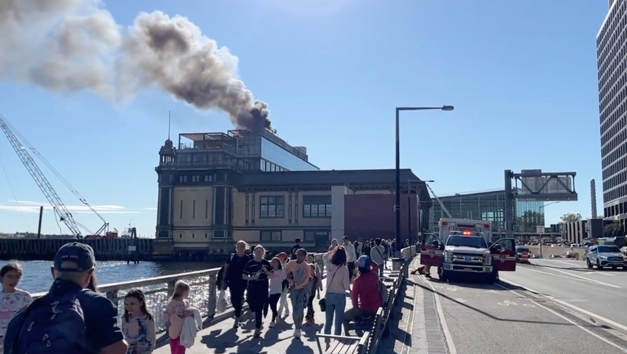 independent.co.uk - Alex Woodward - Exclusive New York restaurant evacuated after fire at historic ferry terminal