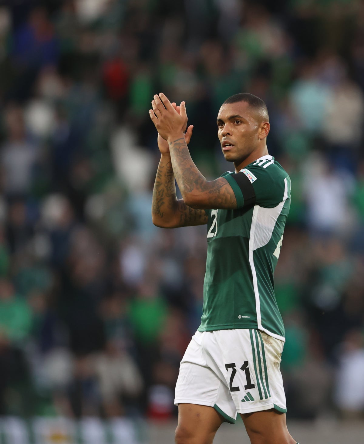 Josh Magennis hails Northern Ireland character to overcome tough atmosphere