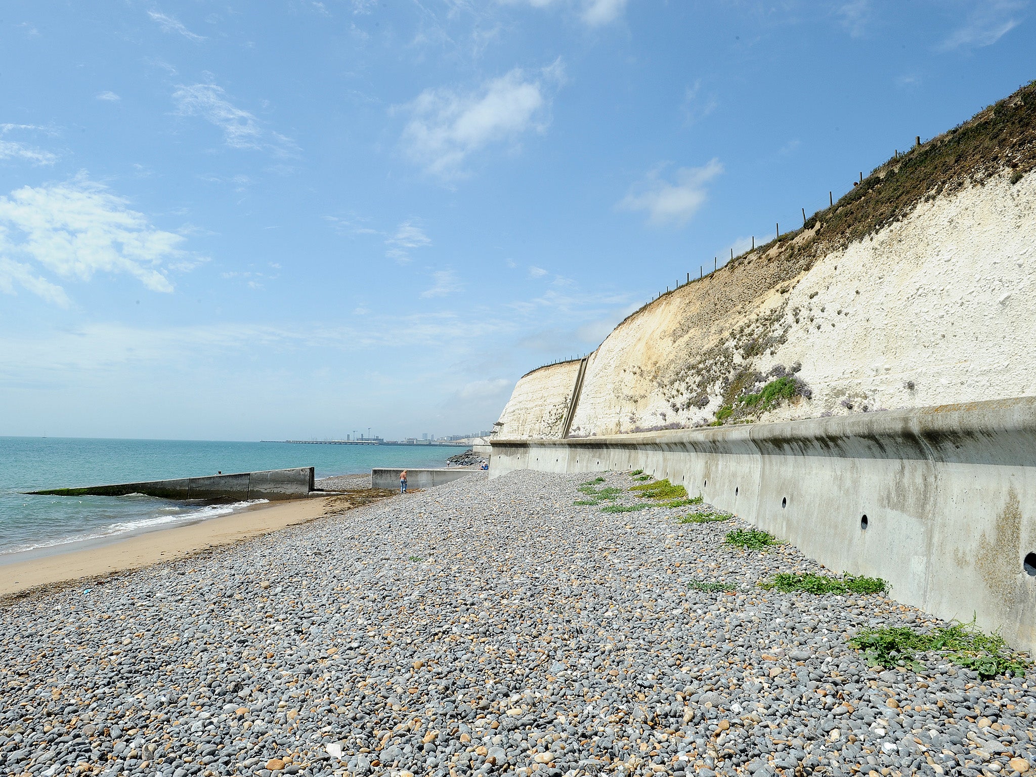 The boy fell from a cliff in the small village of Ovingdean, near Brighton