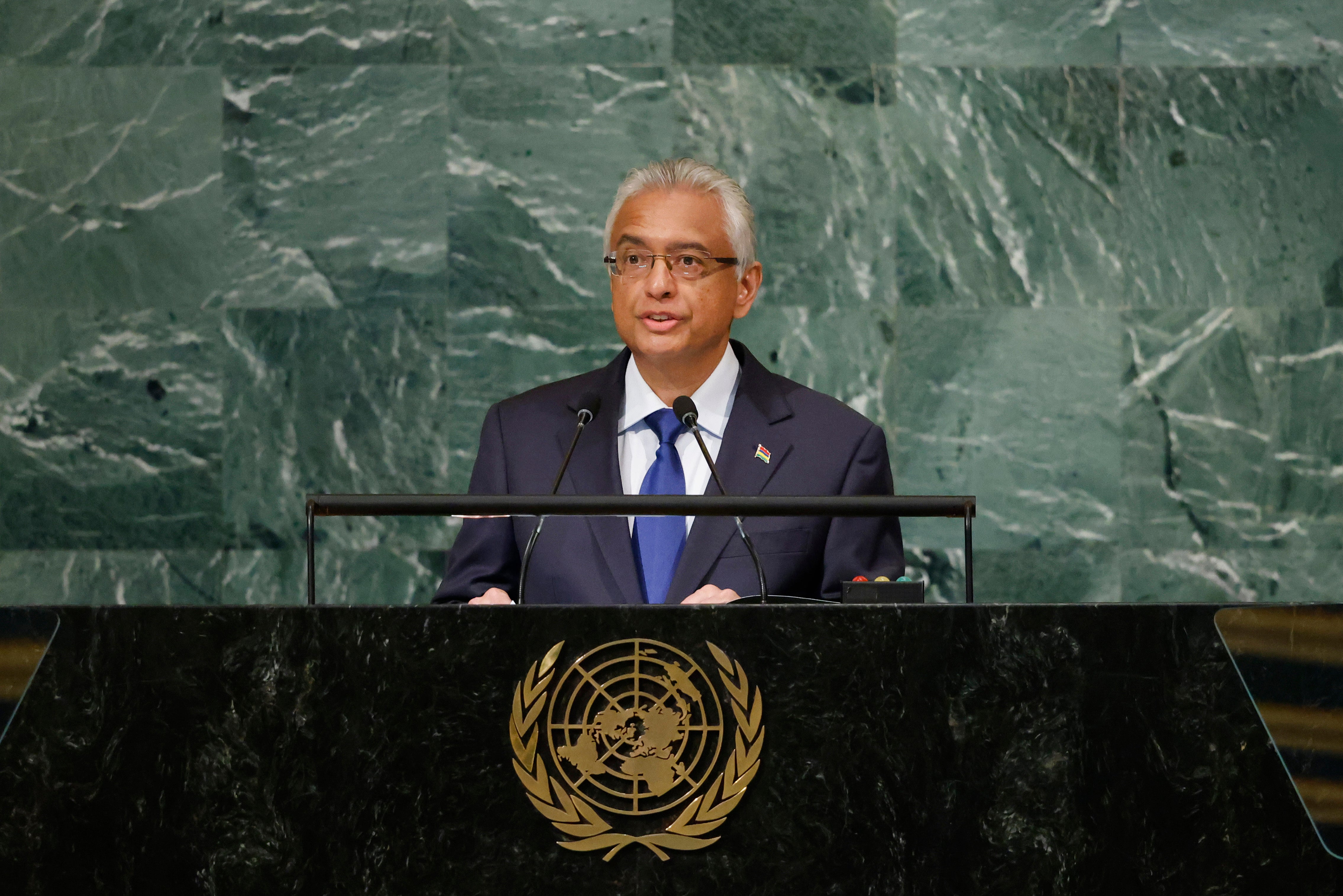 Outgoing prime minister of Mauritius, Pravind Jugnauth