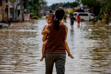 Typhoon Noru: Five dead as Philippines hit by strongest storm of the year