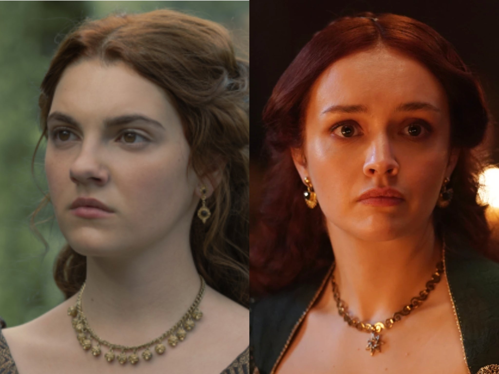 Emily Carey and Olivia Cooke in ‘House of the Dragon’