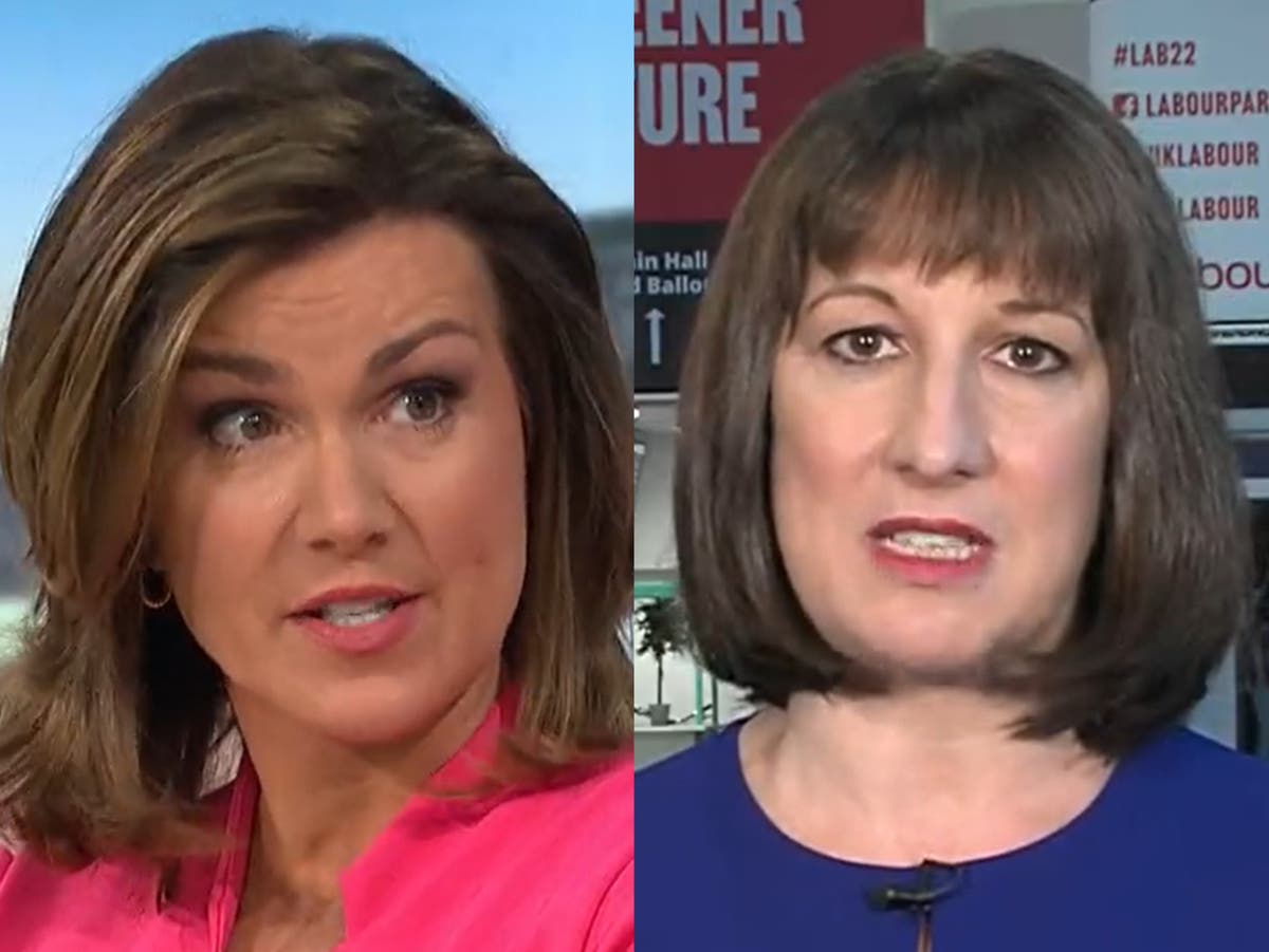 GMB hosts in awkward exchange with Rachel Reeves during tax cuts interview