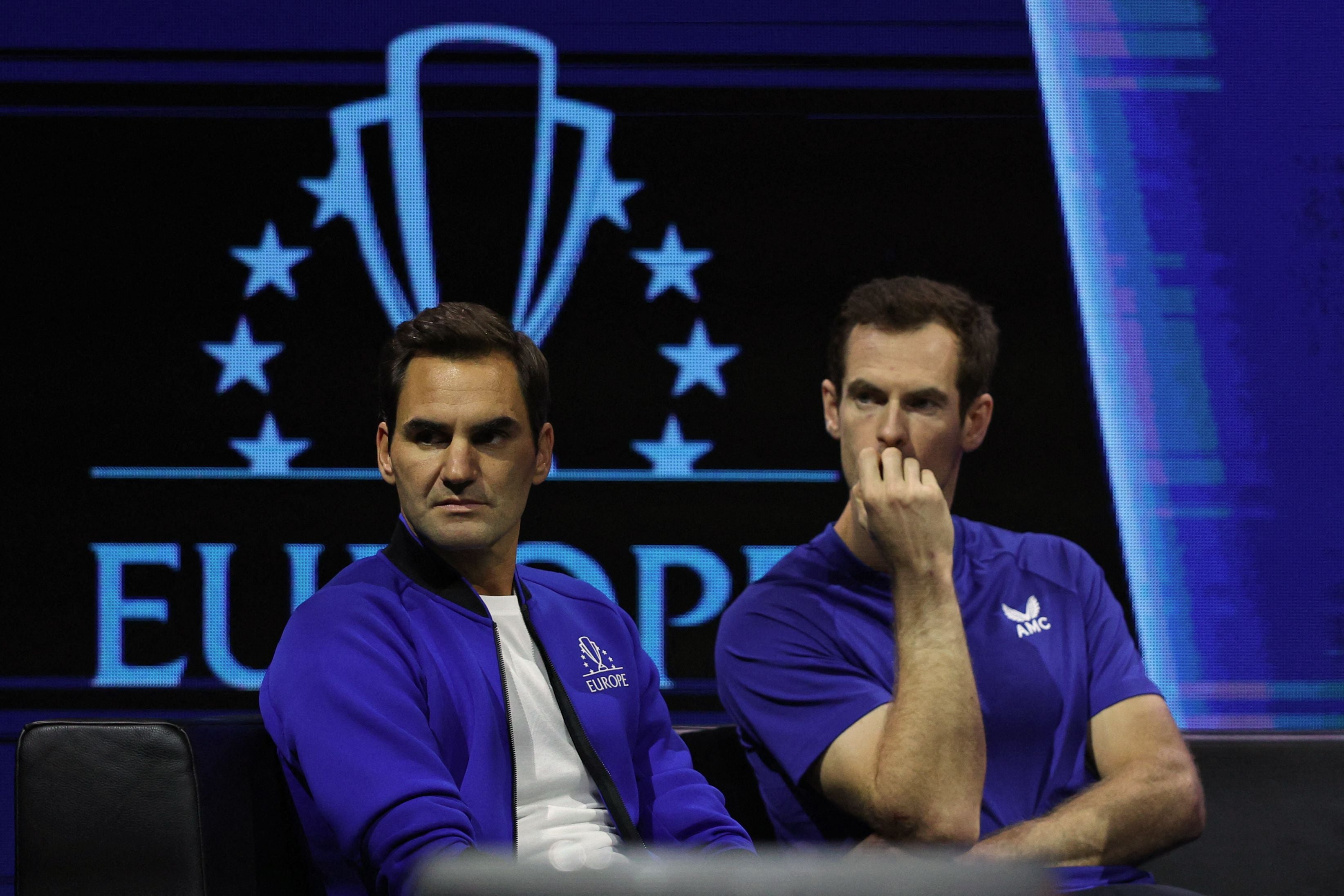 Roger Federer (left) retired from tennis at the 2022 Laver Cup