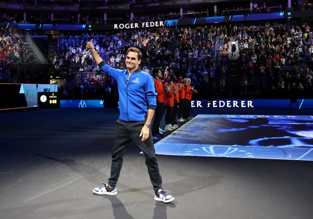 <p>Roger Federer bowed out from professional tennis at the Laver Cup </p>