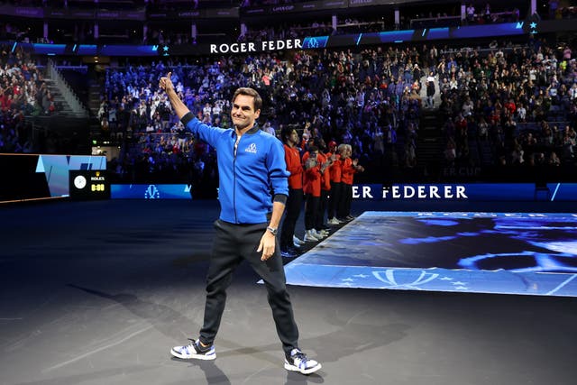 <p>Roger Federer bowed out from professional tennis at the Laver Cup </p>
