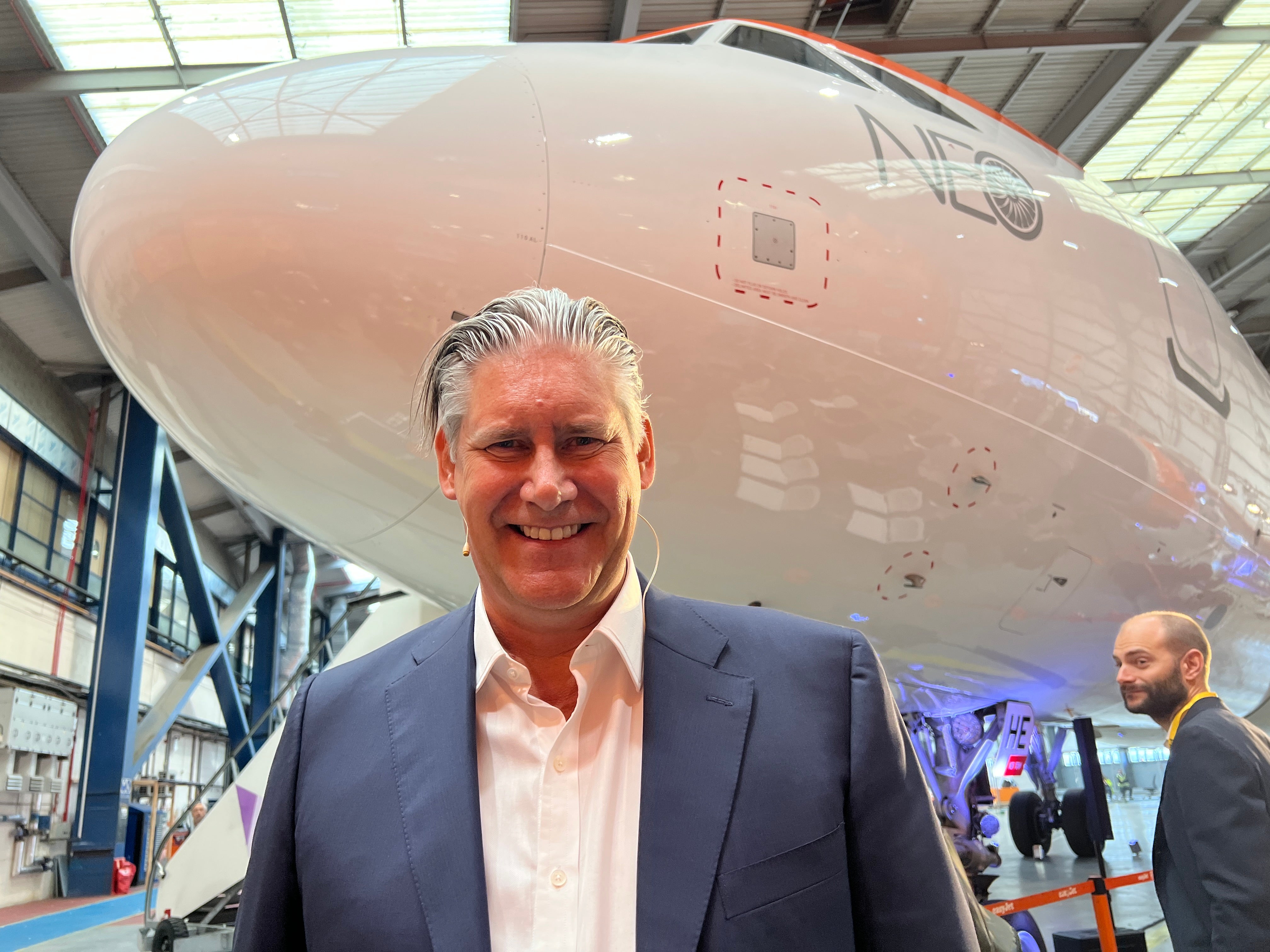 On course: Johan Lundgren, chief executive of easyJet, says the future is looking promising