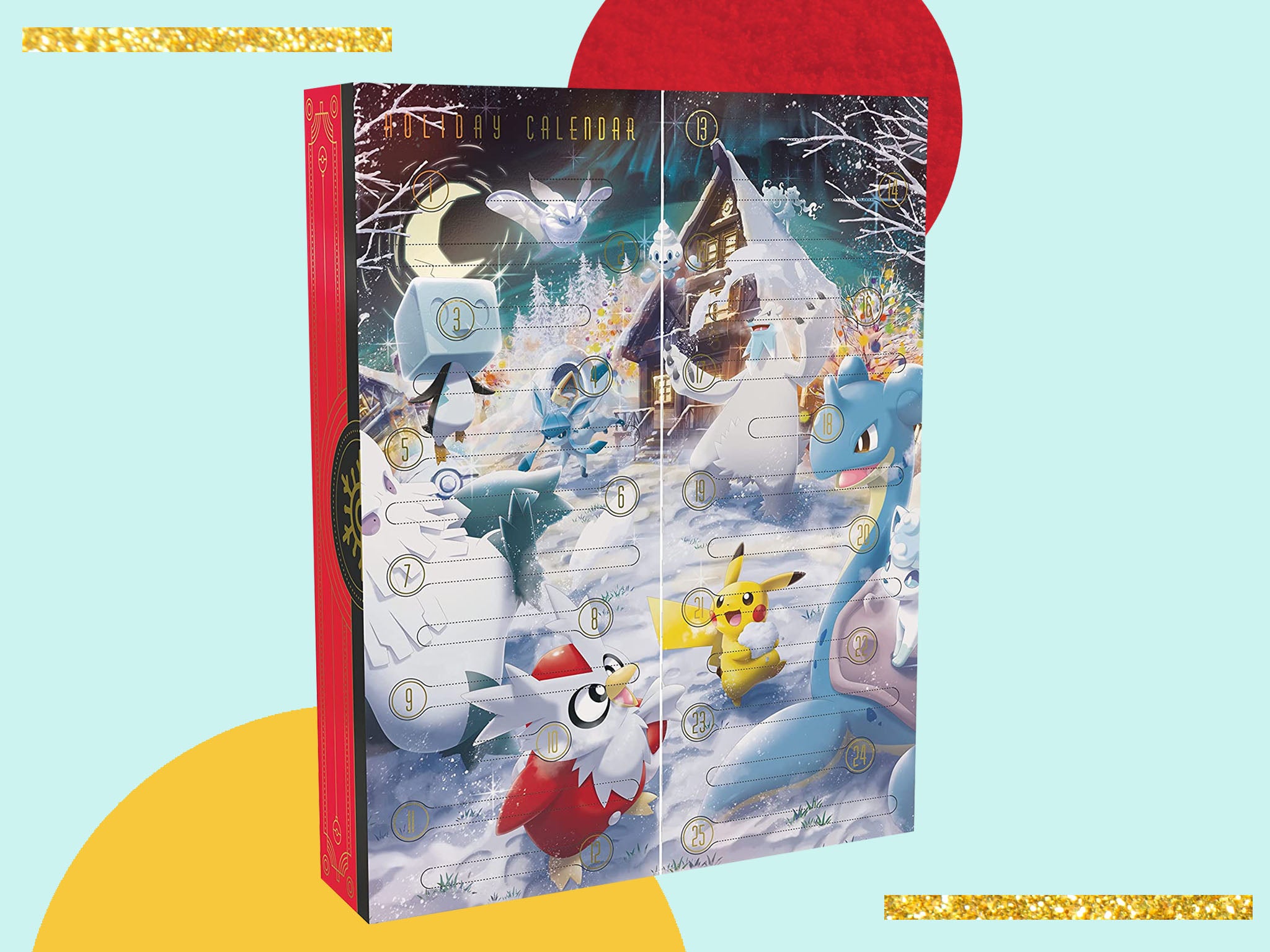 Pokemon 2021 Holiday Advent Calendar for Kids, 24 Gift Pieces