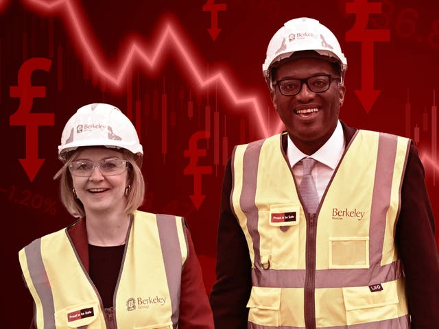 <p>Liz Truss and Kwasi Kwarteng </p>