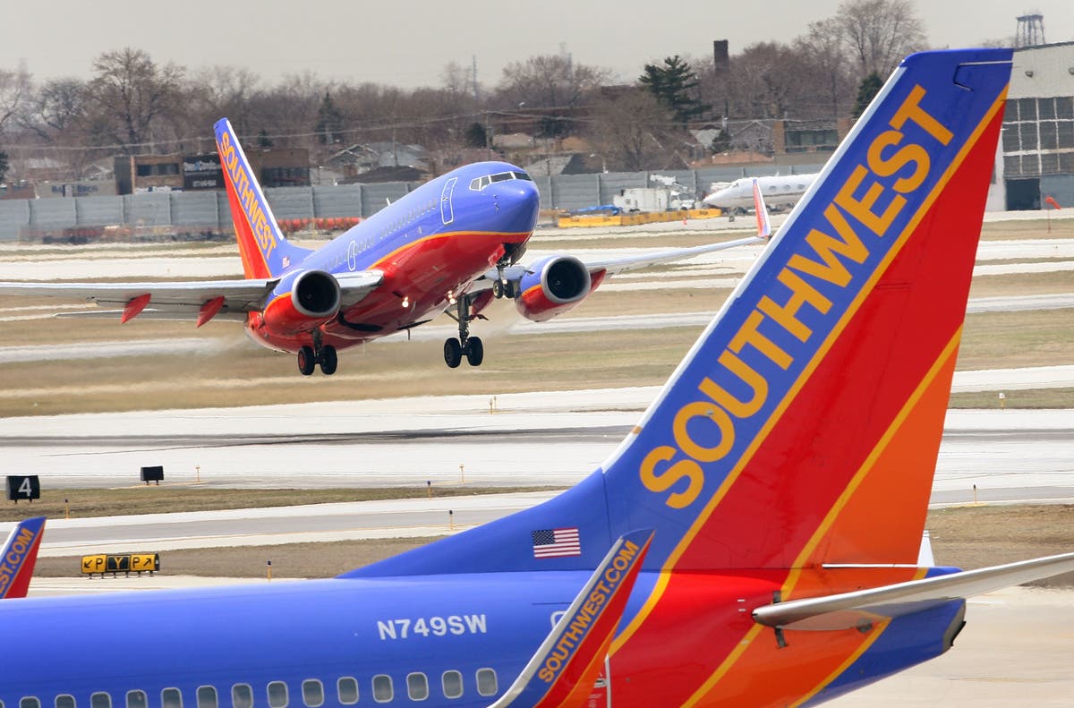 Southwest Airlines passenger accused of ‘jamming seatback into woman’s head’ on flight