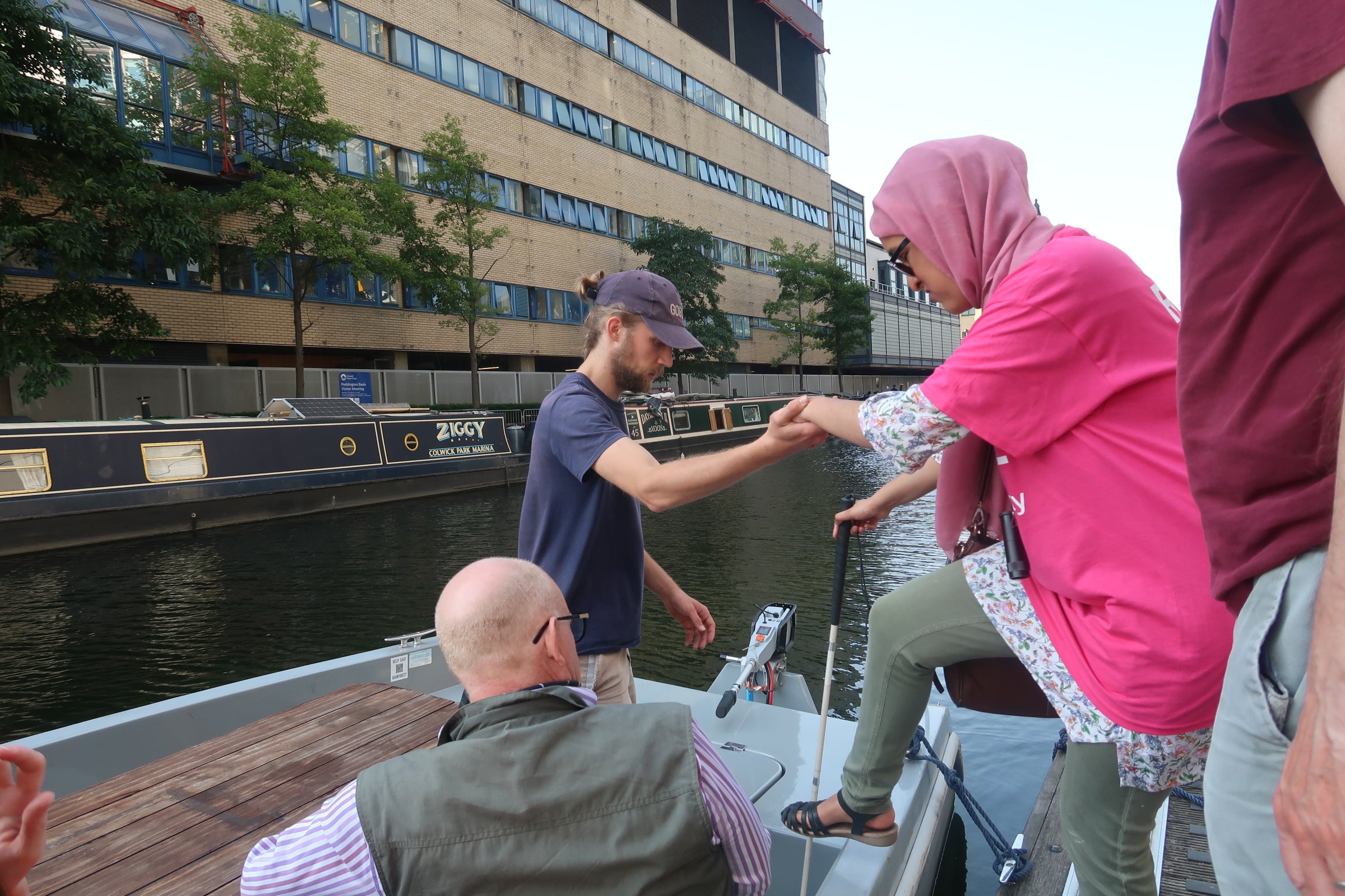 GoBoat is offering free community cruises to vulnerable communities (RNIB/GoBoat/PA)