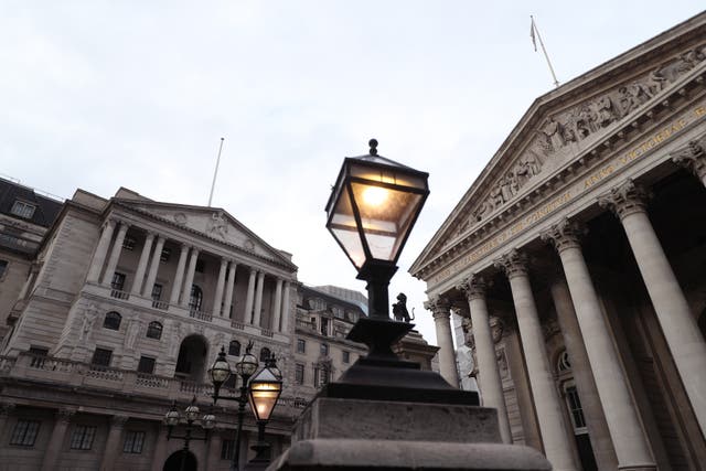 The Bank of England will put eight of the UK’s leading banks under a hypothetical scenario to determine how resilient the sector is (Yui Mok/PA)