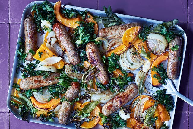 <p>While you’re cooking this warming, family friendy traybake, get started on tomorrow’s prep </p>