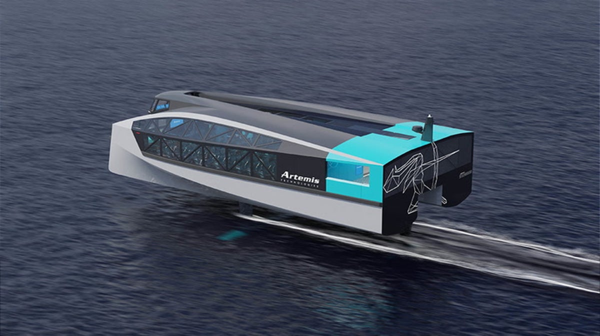 Design for ‘game-changing’ 100 per cent electric ‘flying ferry’ unveiled