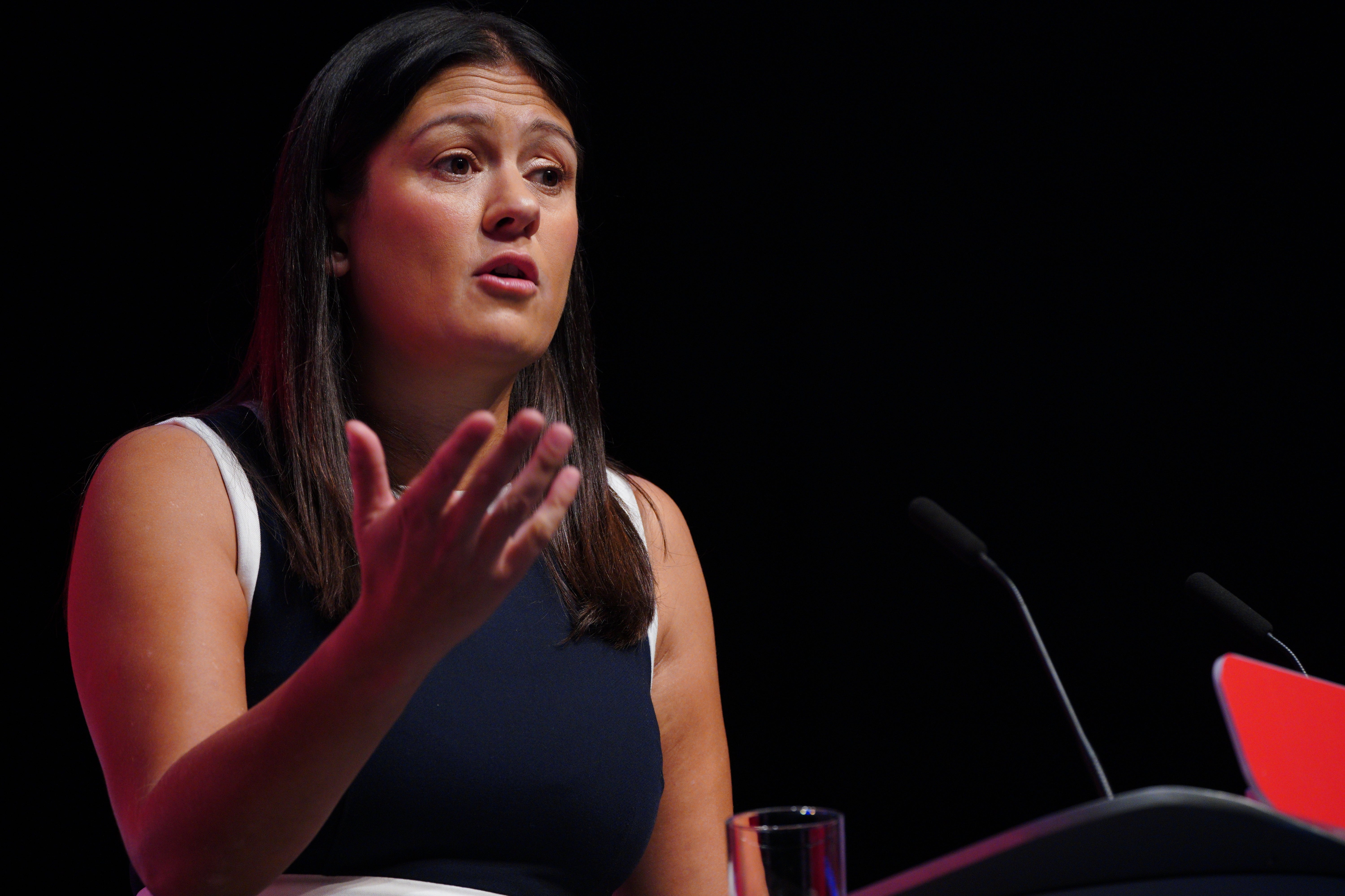 Shadow communities secretary Lisa Nandy was speaking at a fringe event at the Labour Party conference in Liverpool (Peter Byrne/PA)