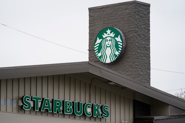 <p>A Starbucks location </p>