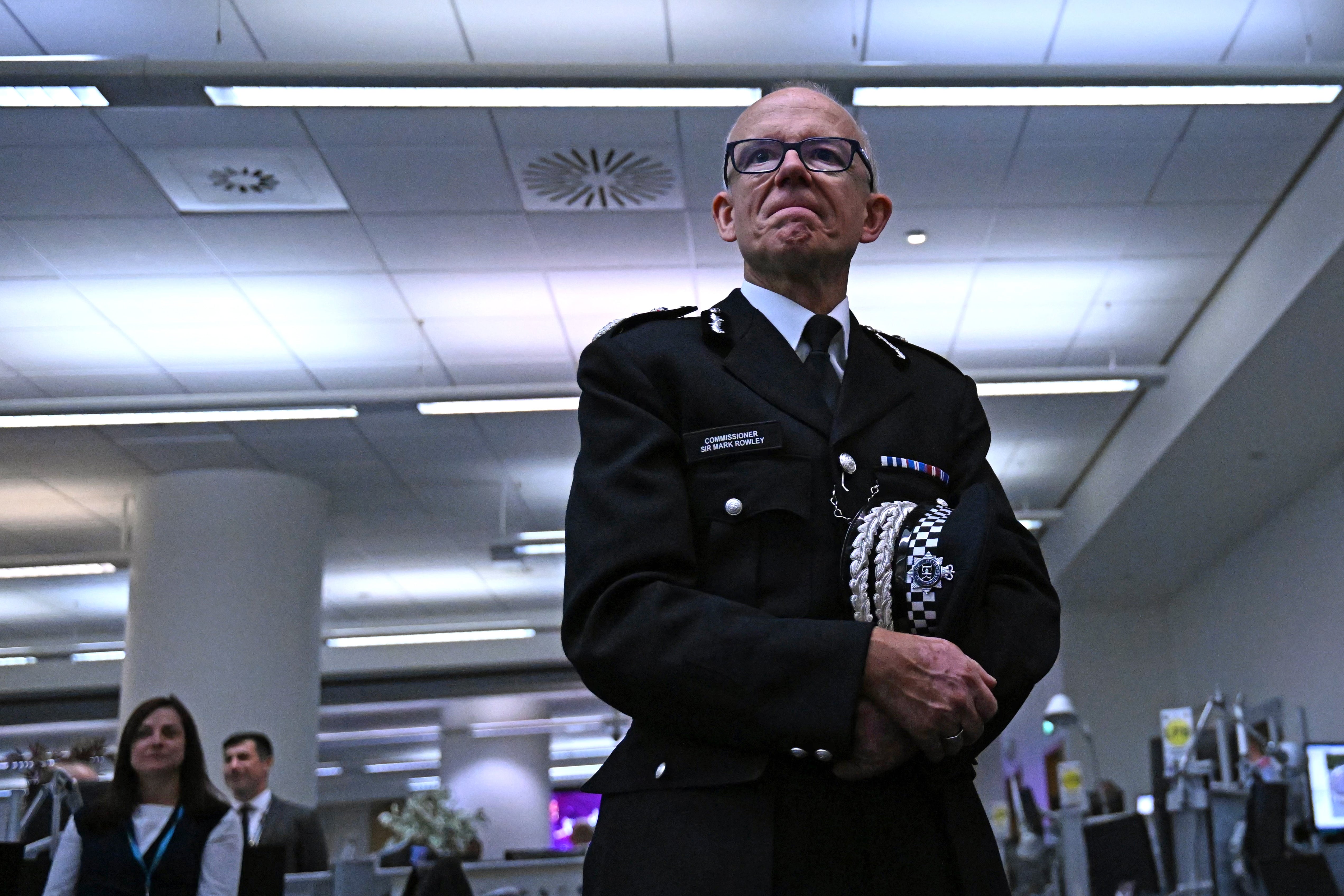 Metropolitan Police Commissioner Sir Mark Rowley said he will continue to search for a meaningful partnership with those who will speak truth to power and help the force reform (Carl de Souza/PA)