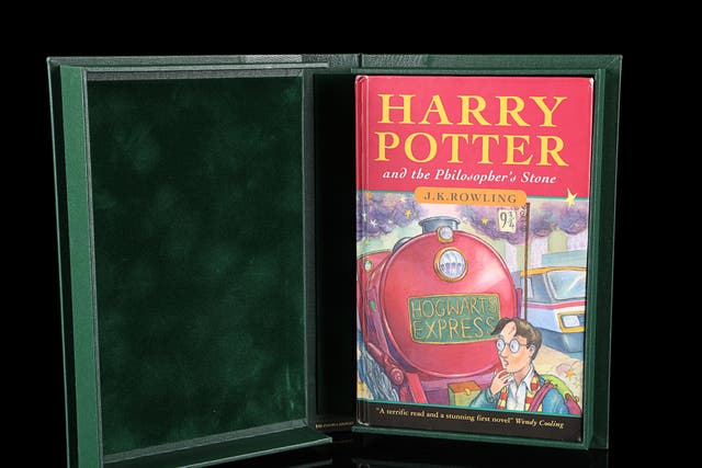 First edition hardback of Harry Potter to be sold for up to £150,000 at auction (Propstore/PA)