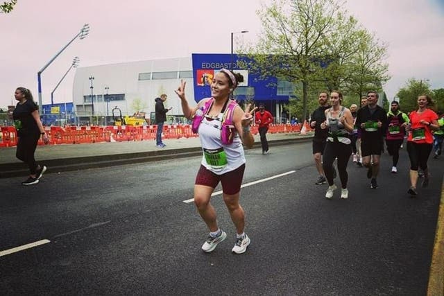 Hannah Halden is taking part in the London Marathon in memory of her sister Lona (Hannah Halden/British Heart Foundation/PA)
