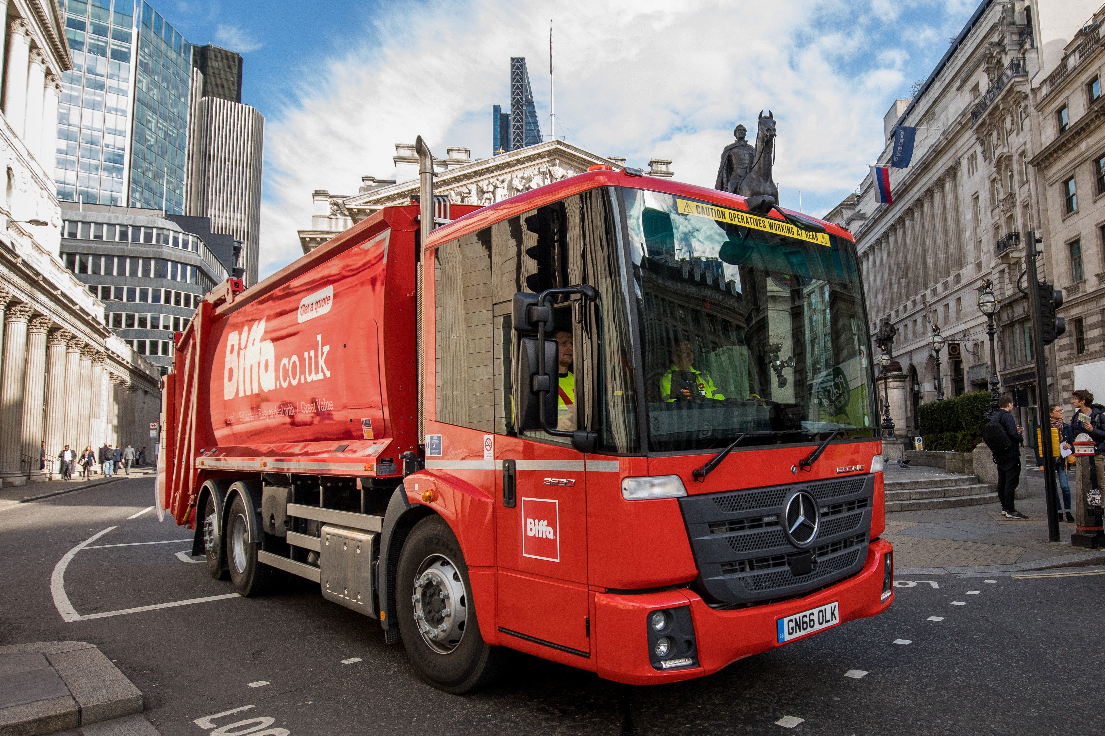 Waste management firm Biffa has agreed a £1.3 billion takeover (Biffa/PA)