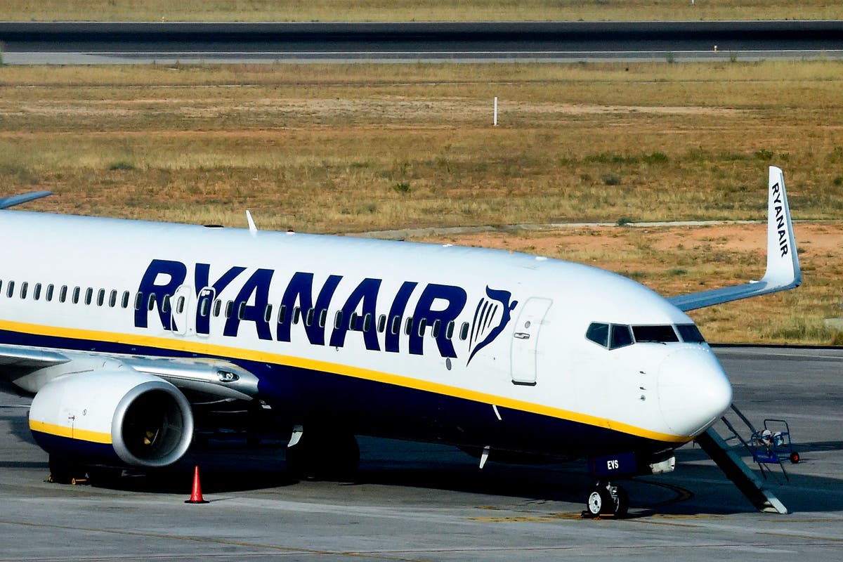 Man arrested after being accused of sexual assault on Ryanair flight