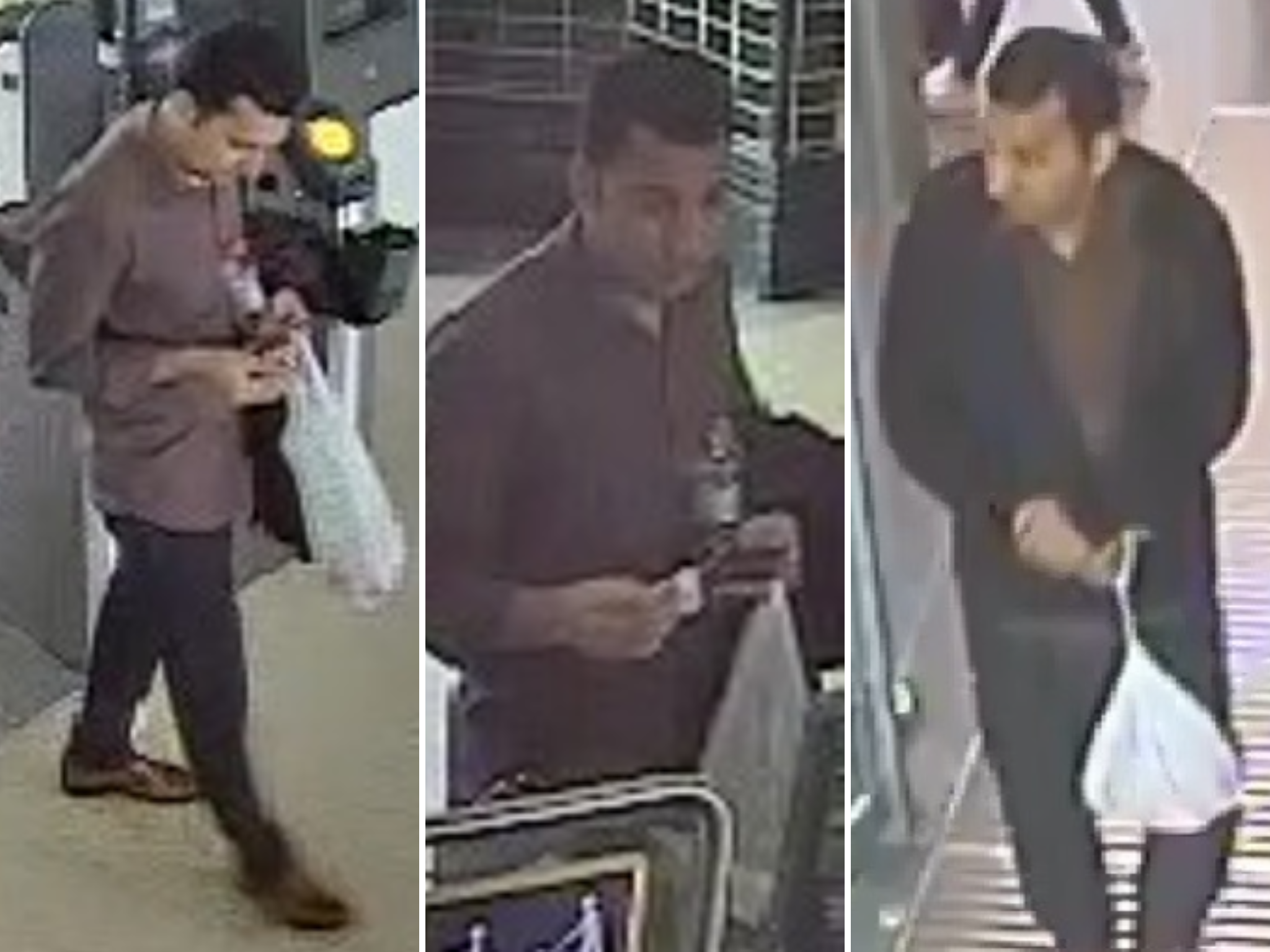 Police have released CCTV images of a man they wish to speak to after a 16-year-old girl was allegedly sexually assaulted at a railway station in North Wales