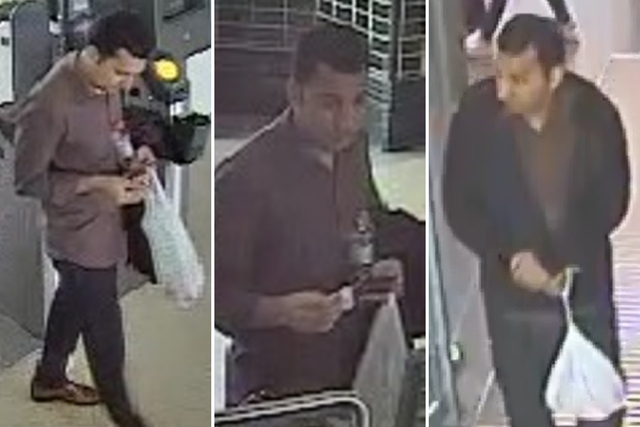 <p>Police have released CCTV images of a man they wish to speak to after a 16-year-old girl was allegedly sexually assaulted at a railway station in North Wales</p>