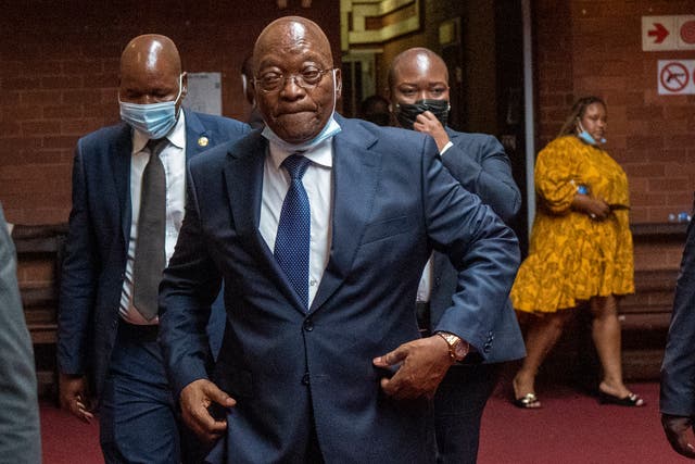 South Africa Zuma Return