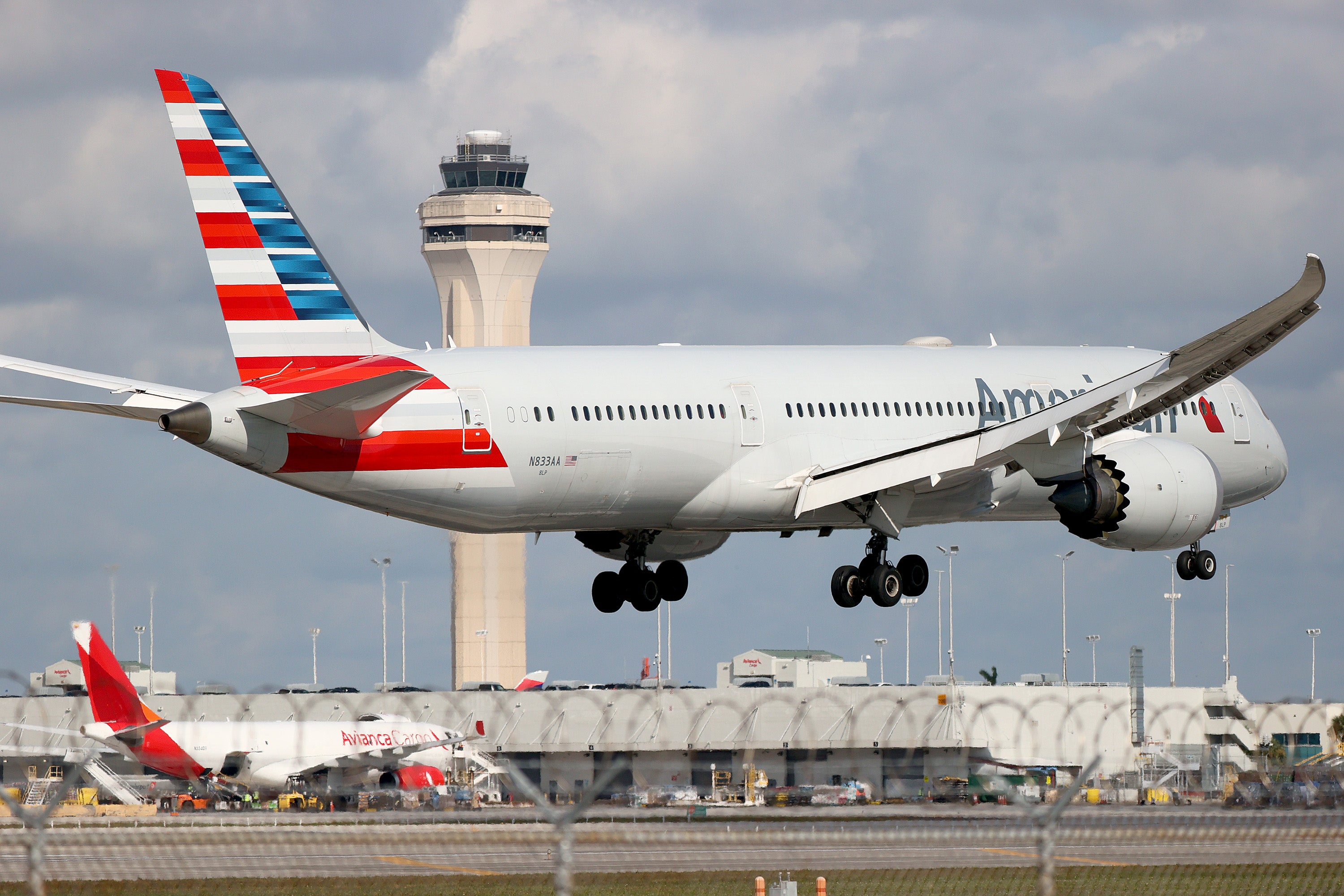An American Airlines plane at Miami airport [file photo]