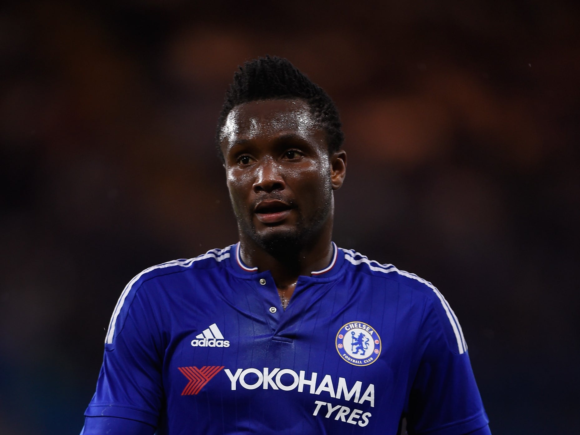 John Obi Mikel in action for Chelsea in 2015
