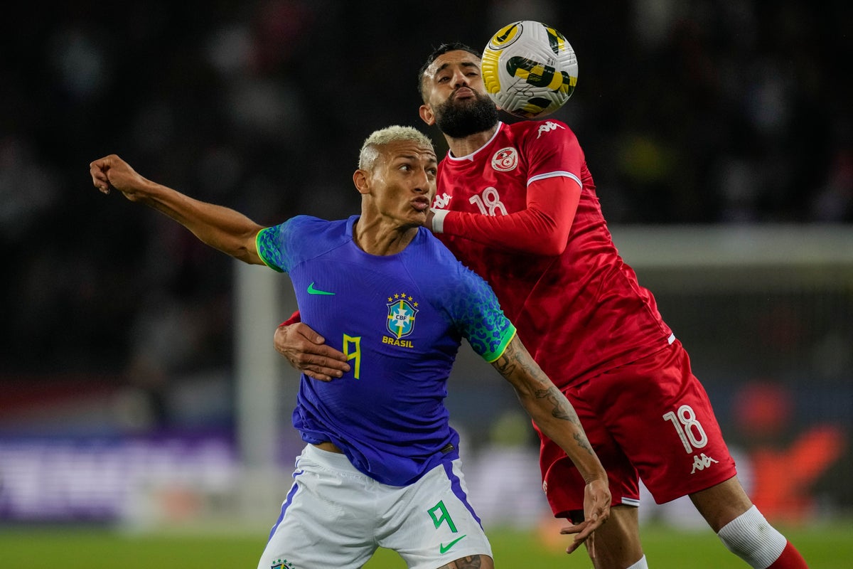 Richarlison racially abused with banana as Brazil beat Tunisia in Paris friendly