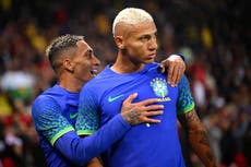 Richarlison racially abused with banana during Brazil win over Tunisia in Paris