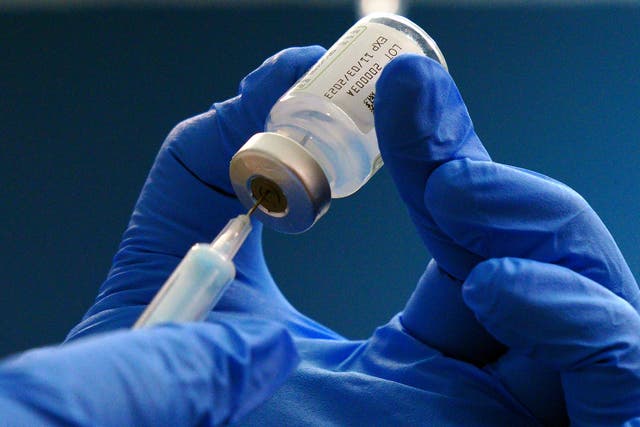 Around 26 million people in England are eligible for the autumn Covid-19 booster vaccine (Peter Byrne/PA)