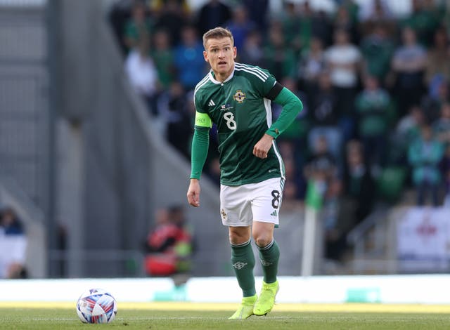 Northern Ireland captain Steven Davis said he would not make a knee-jerk decision over his future (Liam McBurney/PA)
