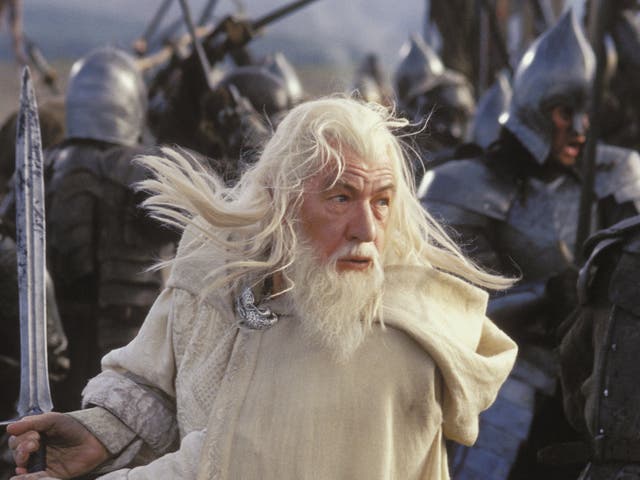 <p>Ian McKellen in ‘The Lord of the Rings: The Return of the King'</p>