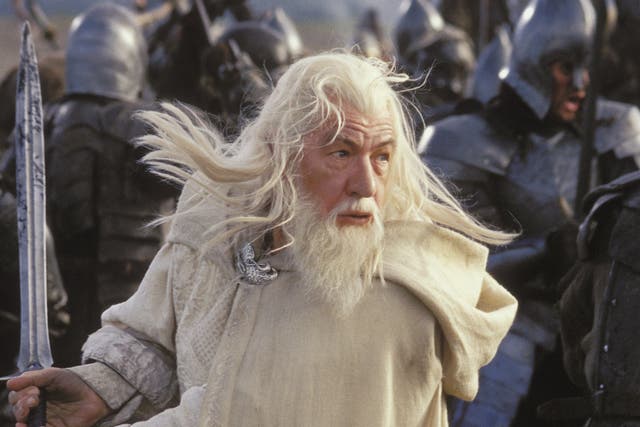 <p>Ian McKellen in ‘The Lord of the Rings: The Return of the King'</p>