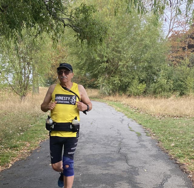 Anoosheh Ashoori will run the London Marathon for Amnesty International UK (Anoosheh Ashoori/PA)