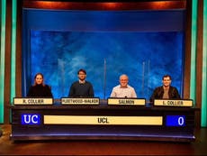 University Challenge: Mother and son compete together on show for UCL team