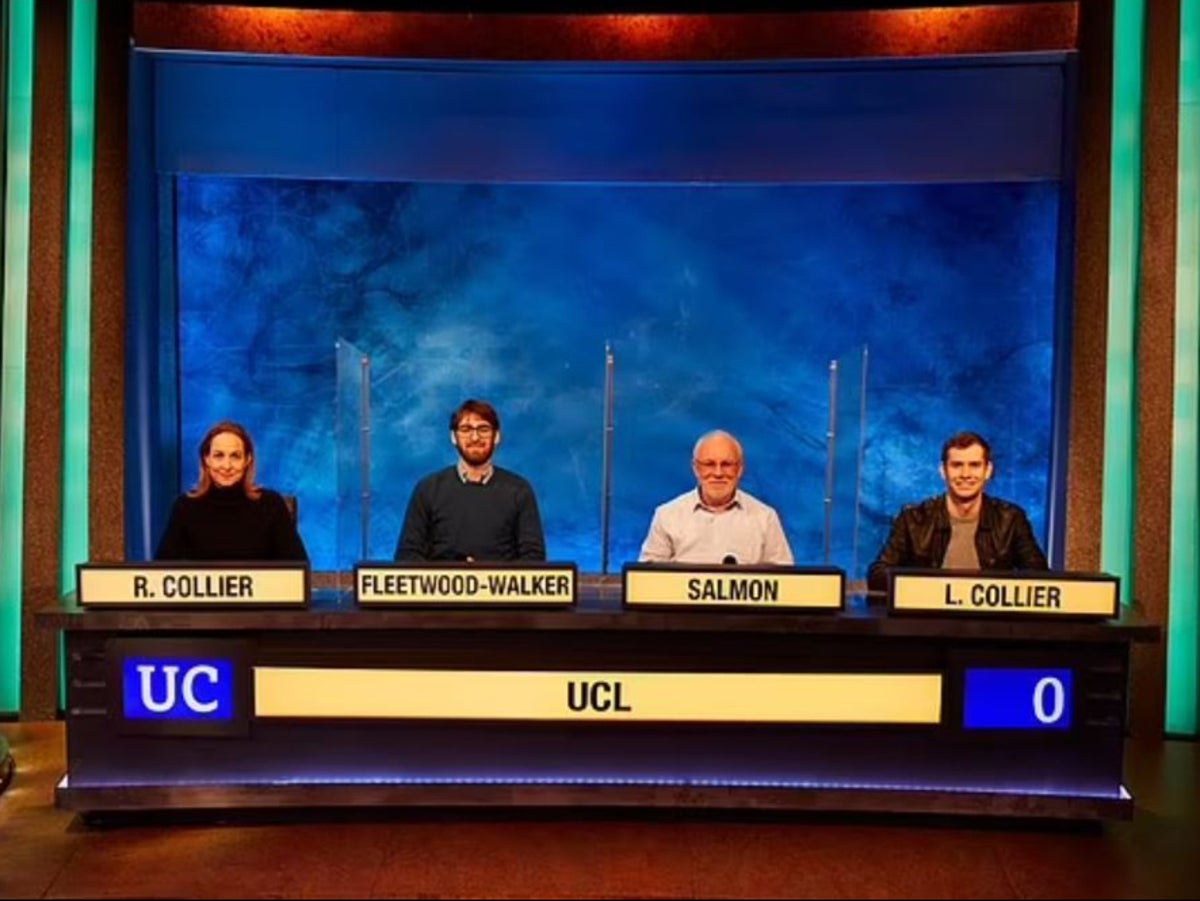 University Challenge: Mother and son compete together on show for UCL team