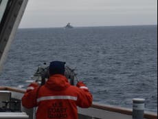 US coast guard confirms Chinese and Russian warships off Alaska